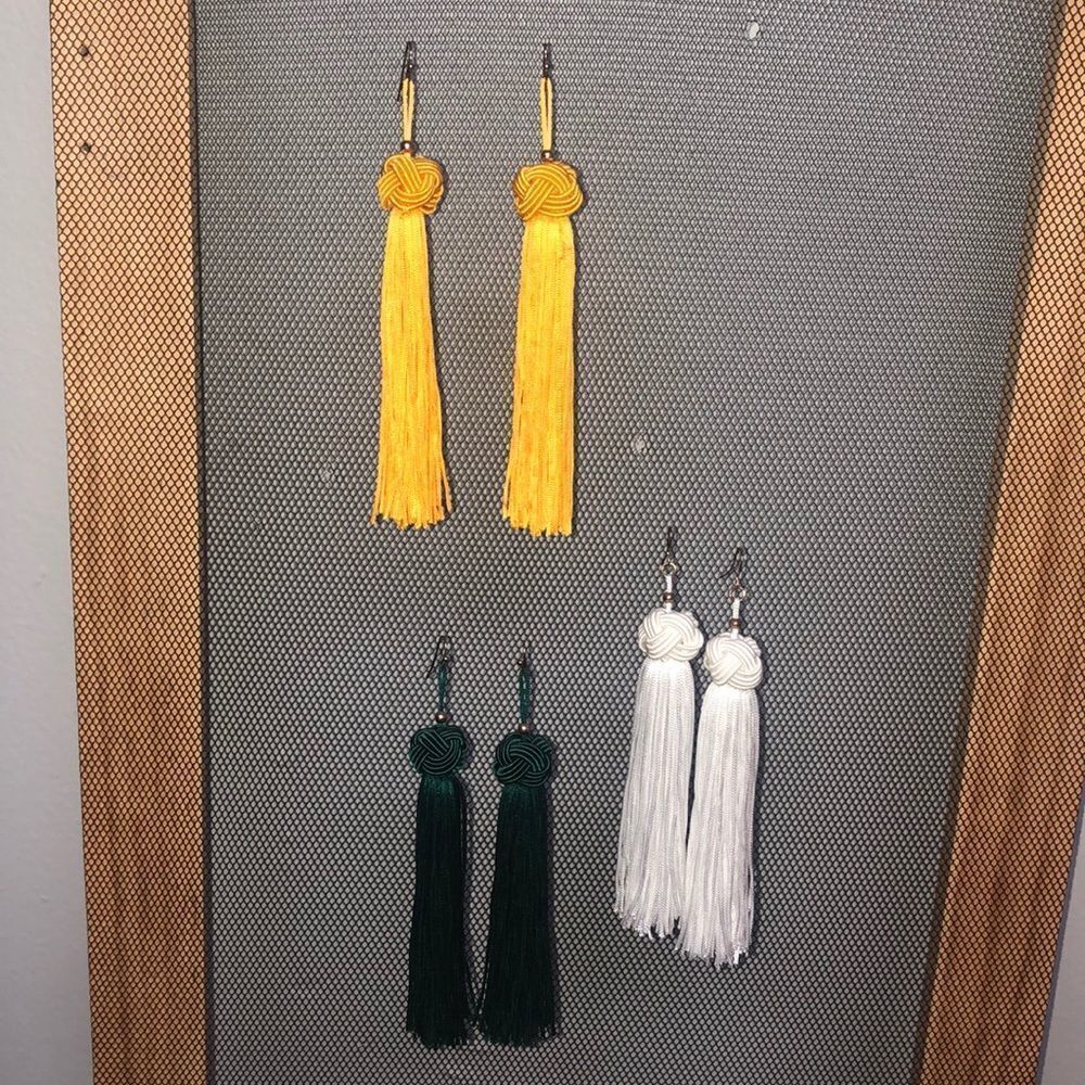 Fringe earrings 